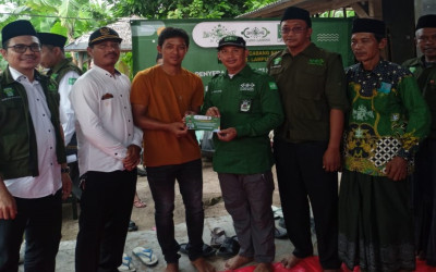 LAZISNU PCNU Padang Salurkan Bantuan untuk Korban Angin Puting Beliung di Kecamatan Palas